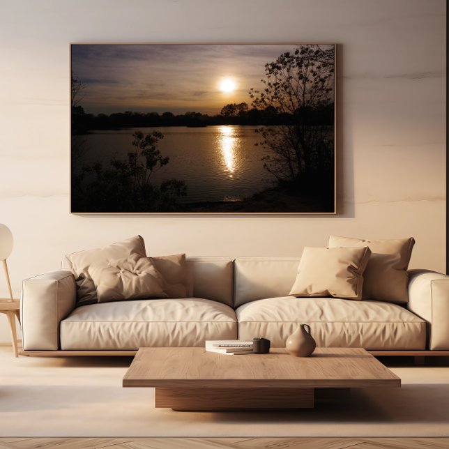 Póster La Serenidad Dorada: El abrazo de la puesta del so (Subido por el creador)