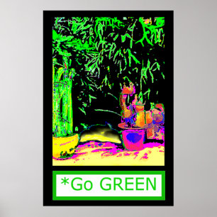 Póster La serie de artistas del MUSEO jGibney Go GREEN St