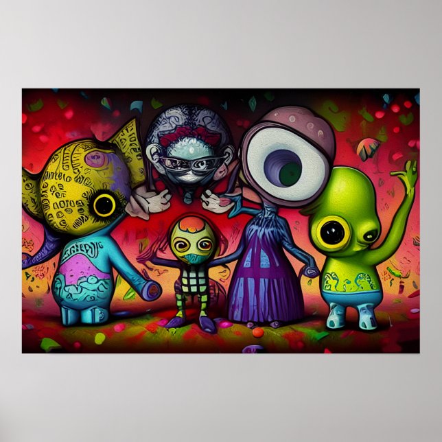 Póster La serie de juguetes Ricaso Nightmare (Frente)