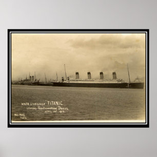 Póster La serie de Titanic Cartel vintage Foto Poster