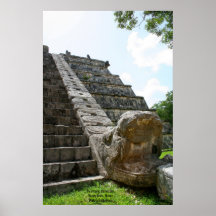 La serpiente, Chichen Ixta, ruinas mayas, México