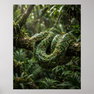 Póster La serpiente viene por la sombra