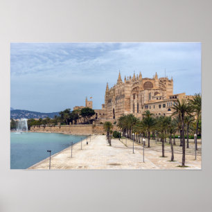 Póster La Seu, la Catedral de Palma de Mallorca - España