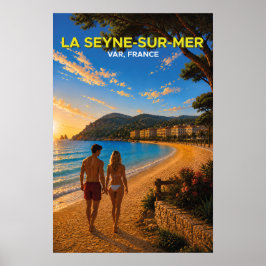 Póster La Seyne-sur-Mer – Vintage Travel Poster
