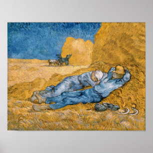 Póster La siesta de Van Gogh