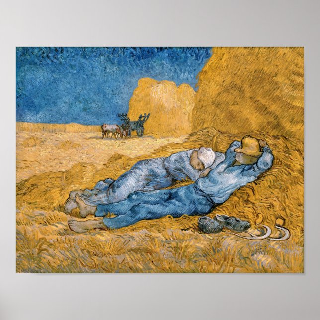 Póster La siesta de Van Gogh (Frente)