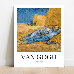 Póster La siesta de Vincent van Gogh