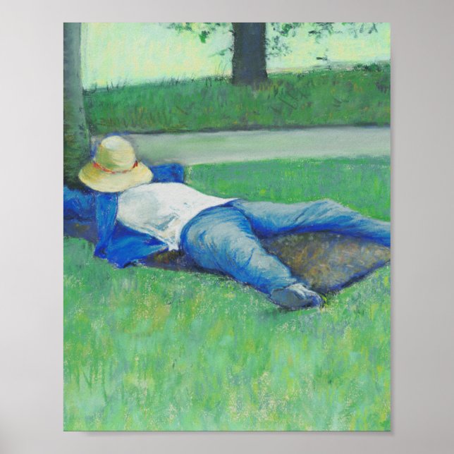 Póster La Siesta (por Gustave Caillebotte) (Frente)