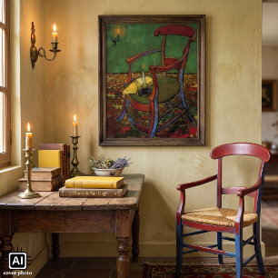 Póster La silla de Paul Gauguin por Vincent van Gogh