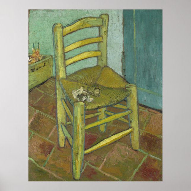 Póster La silla de Van Gogh (Frente)