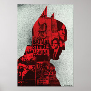 Póster La silueta del periódico Batman