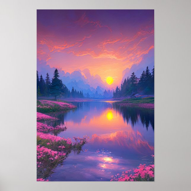 Póster La sinfonía nocturna de la naturaleza (Frente)