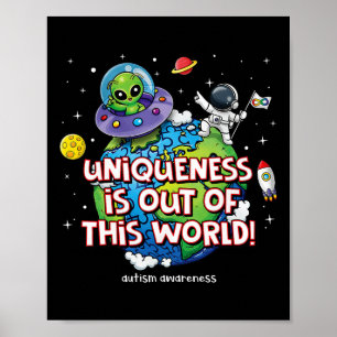 Póster La singularidad está fuera de este mundo Concienci