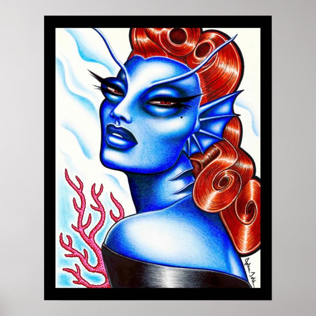 Póster La sirena del mar (Frente)