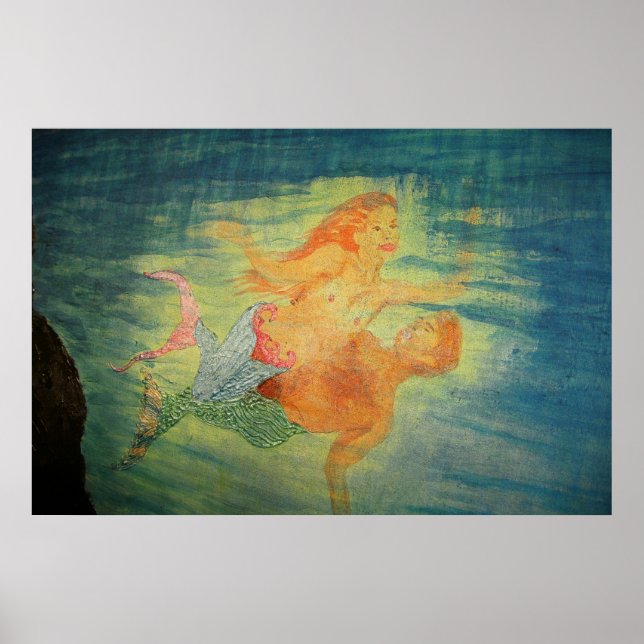 Póster La sirena grutto amor (Frente)