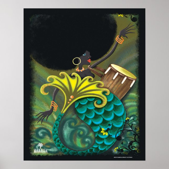 Póster La Sirena Poster 16 "x20" (Frente)