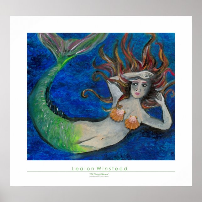 Póster La Sirenita Flamante - Versión Calificada G (Frente)