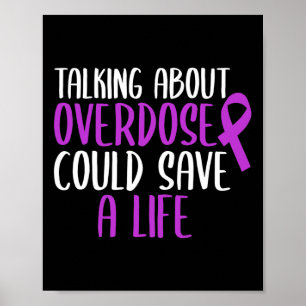 Póster La Sobredosis Podría Salvar Una Cinta Púrpura De V