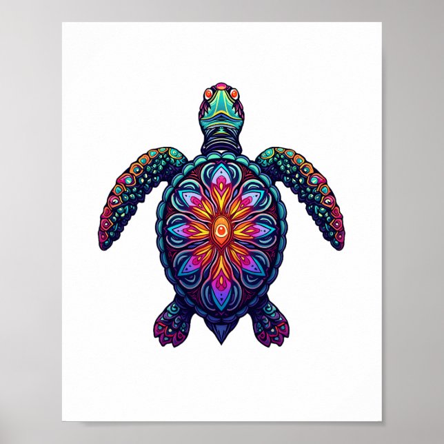 Póster La Sociedad De Senderismo De Tortugas De La Camise (Frente)