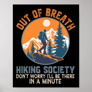 Póster La Sociedad De Senderismo Por La Montaña - Senderi