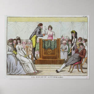 Póster La sociedad literaria