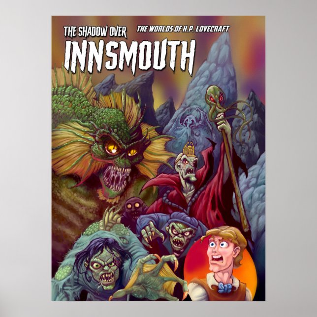 Póster La sombra de Lovecraft sobre el poster innsmouth (Frente)