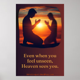 Póster La Sombra Que Rezó