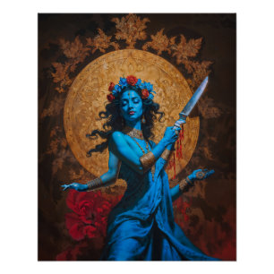 Póster La suave madre del tiempo Kali