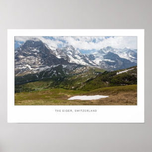 Póster La Suiza Eiger - Muro
