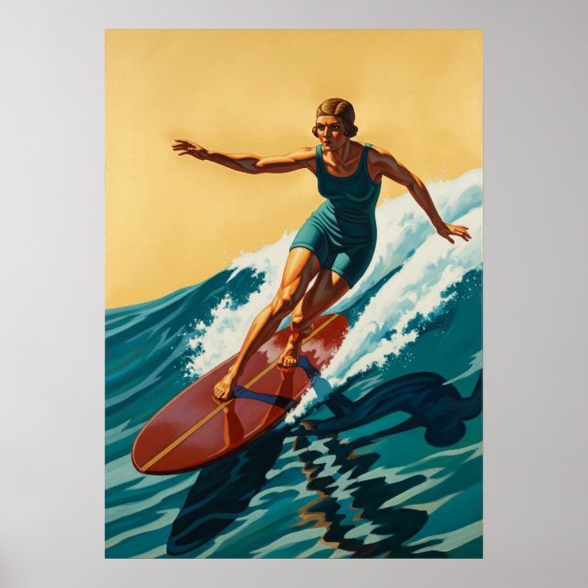 Póster LA SURFEUSE (El Surfista) (Frente)