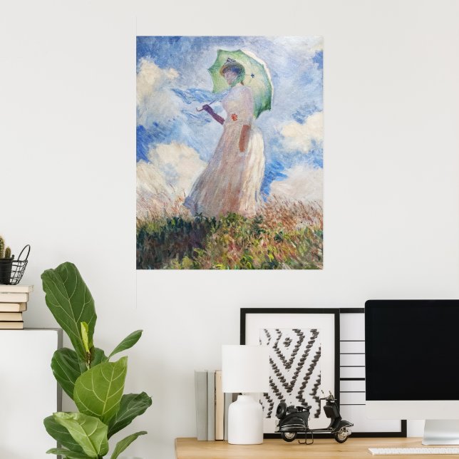 Póster La Suzanne Hoschedé de Claude Monet (1886) (Oficina en casa)