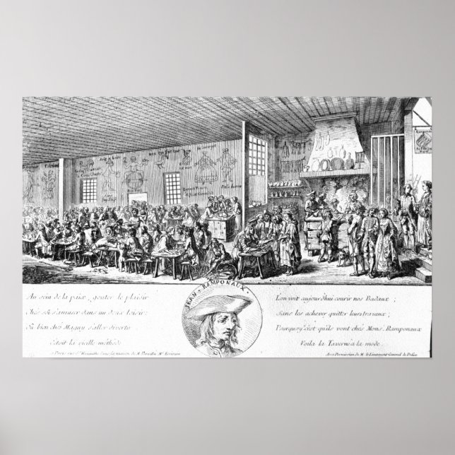 Póster La taberna de Jean Ramponneau (Frente)