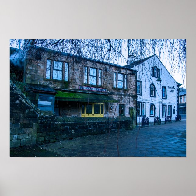 Póster La Taberna Golden Lion, Todmorden (Frente)
