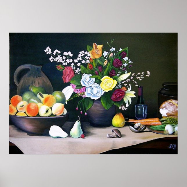 Póster La tabla de país (Frente)