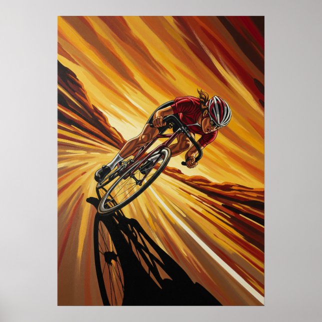 Póster LA TANGENTE VIVE (El tangente afilado) Cálido y os (Frente)