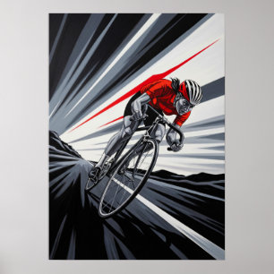 Póster LA TANGENTE VIVE (El tangente agudo) negrita y dra