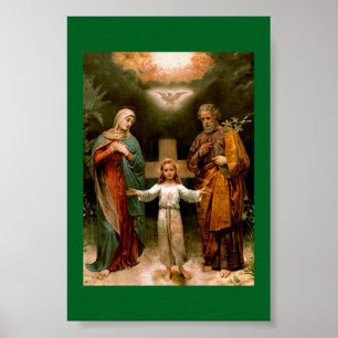 Póster la Tarjeta de la Sagrada Familia