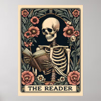 La tarjeta de lector Skeleton Tarot