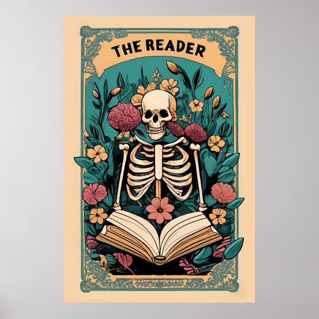 Póster La tarjeta de lector Tarot (Frente)