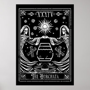 Póster La tarjeta horchata tarot