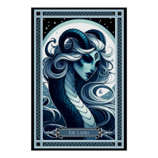 Póster La tarjeta Lamia Tarot