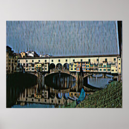 Póster La tarjeta Ponte Vecchio