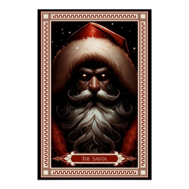 Póster La tarjeta Santa Tarot (Anverso)