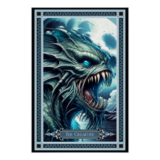 Póster La tarjeta Tarot de Creatura