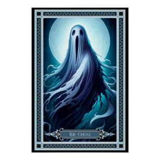 Póster La tarjeta tarot fantasma