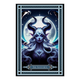 Póster La tarjeta Tarot Succubus