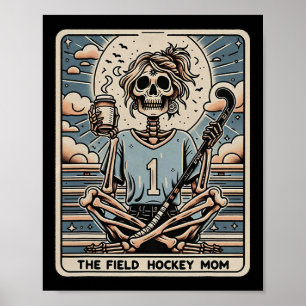 Póster La tarjeta Tarrot de la madre de hockey sobre hier