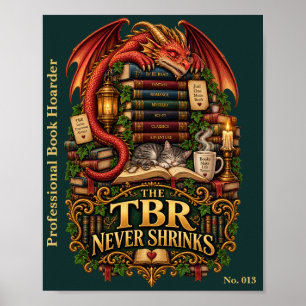 Póster La TBR nunca se encoge Sociedad del Dragón de Li