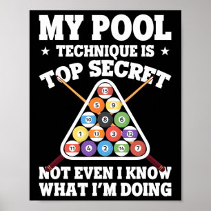 Póster La técnica de mi piscina es la mejor piscina secre