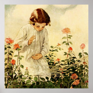 Póster La telaraña por Jessie Willcox Smith